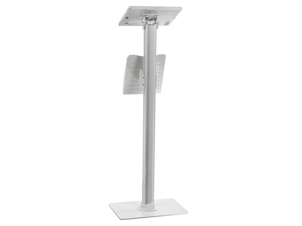 Maclean MC-724 - Ställ - för surfplatta - låsbar - plast, aluminium, stål - vit - golvstående