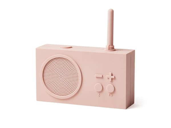 Lexon Tykho 3 - Harjaradio - 3 Watt - vaaleanpunainen väri