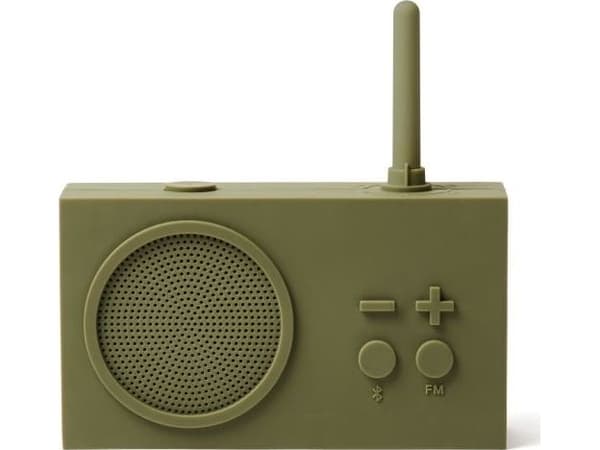 Lexon Tykho 3 - Suihkuradio - 3 wattia - khakin värinen