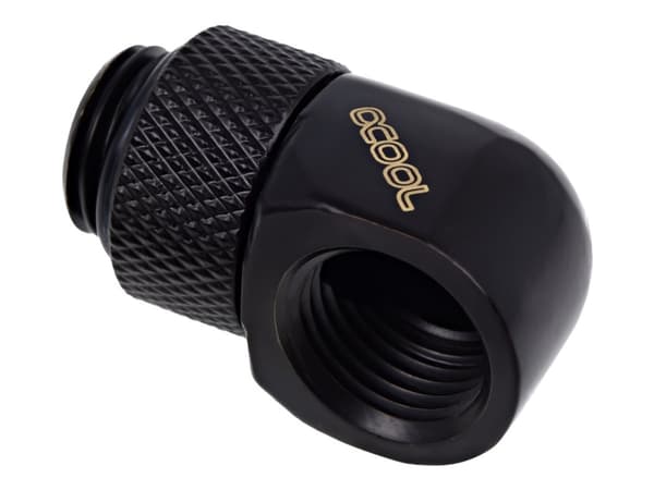 Alphacool Eiszapfen - Vätskekylsystem med vinklad montering - svart