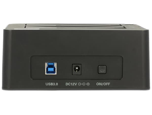 Delock Dual Docking Station SATA HDD > USB 3.0 with Clone Function - Kontrollerkort - 2.5", 3.5" - SATA 6Gb/s - USB 3.0