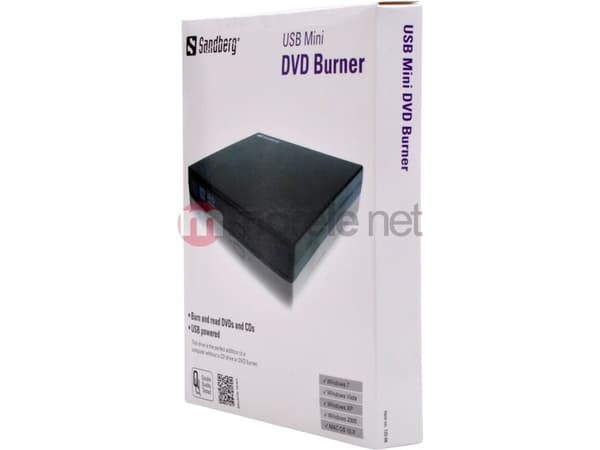 Sandberg USB Mini DVD Burner 133-66 drive