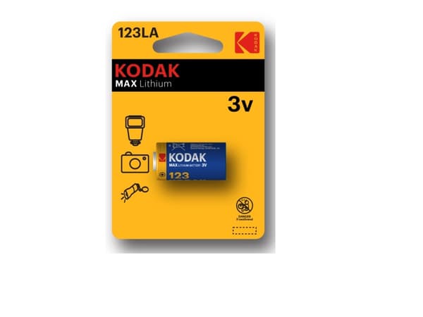 Kodak ULTRA - Paristo CR123A - Li