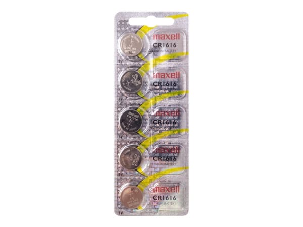 Maxell CR 1616 - Batteri 5 x CR1616 - Li/MnO2 - 55 mAh