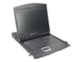 Miniatyrbilde 2 av 5: Digitus Professional DS-72211-2GE - KVM-konsoll med KVM-svitsj - 8 porter - Tysk - 19" - rackversjon - 1366 x 768 @ 60 Hz - 1000:1 - sortering, RAL 9