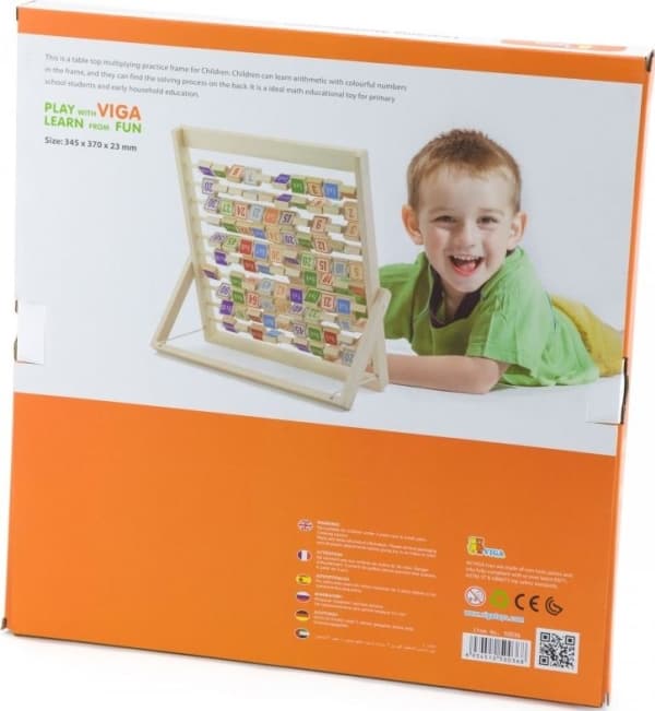 Viga Wooden Multiplication Table Learning Math Viga Toys