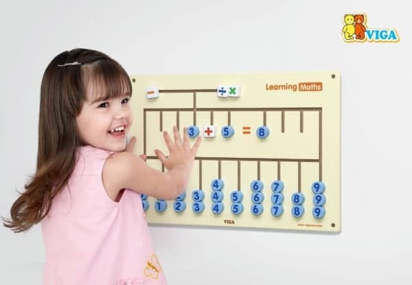 VIGA 50675 SENSORY BOARD - TEACHING DIGITS (1836, Viga)
