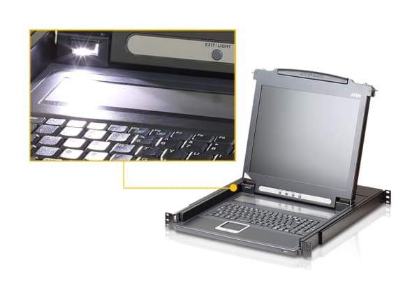 ATEN CL1000M, 43,2 cm (17"), 1280 x 1024 pikseliä, LCD-näyttö, 250 cd/m², 1000:1, 170°