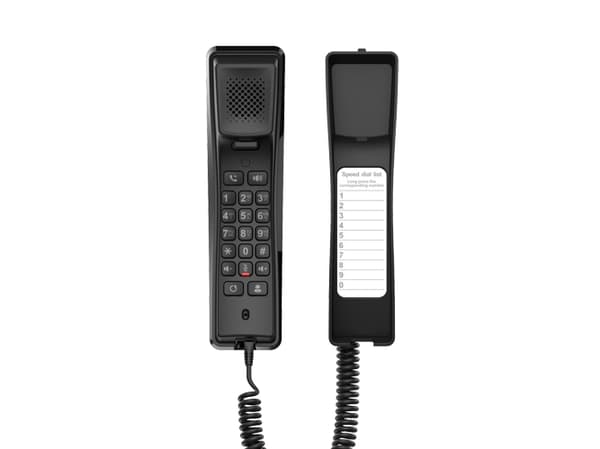 Fanvil H2U V2, IP-telefon, Svart, Kabelanslutet och fjärrstyrt handset, Vägg, In-band, Out-of band, SIP-information, 2 linjer