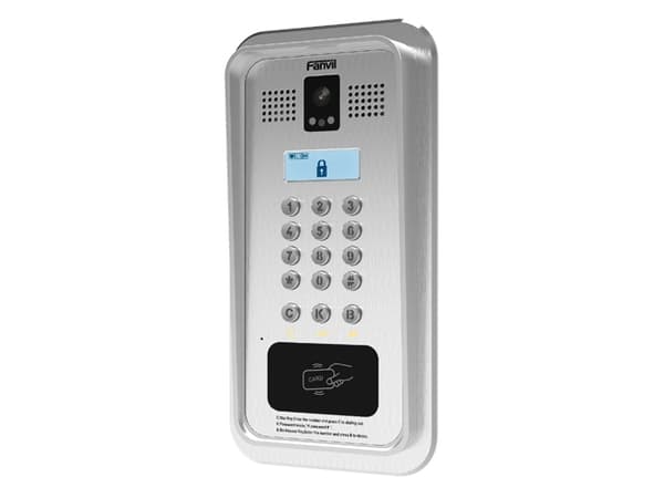 Fanvil I33VF, LCD, 128 x 48 piksler, Grå, IP65, Aluminium, Raskt Ethernet Grå
