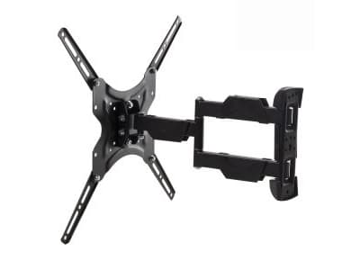 Maclean MC-743 - Brakett - justerbar arm - for flatpanel - metall - svart - skjermstørrelse: 13"-50" - veggmonterbar