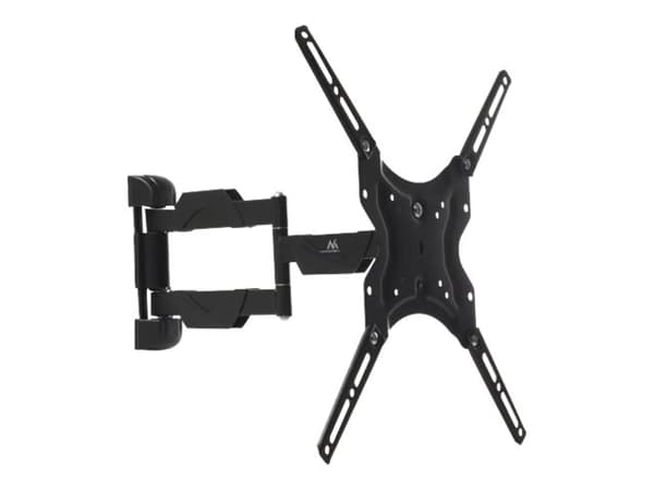 Maclean MC-743 - Brakett - justerbar arm - for flatpanel - metall - svart - skjermstørrelse: 13"-50" - veggmonterbar Sort
