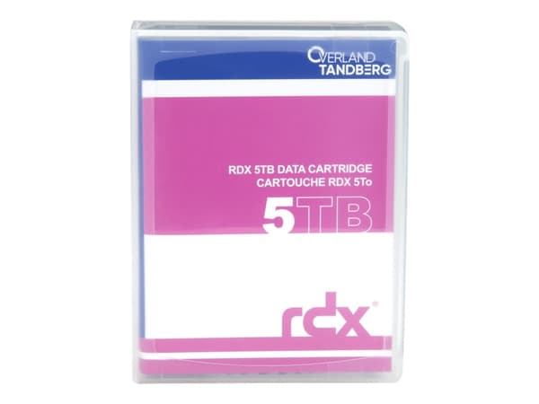 Overland Tandberg - RDX HDD-kasetti - 5 TB - lajittelu - Tandberg Data RDX QuikStation 4, RDX QuikStation 8, RDX QuikStor -tietokoneisiin