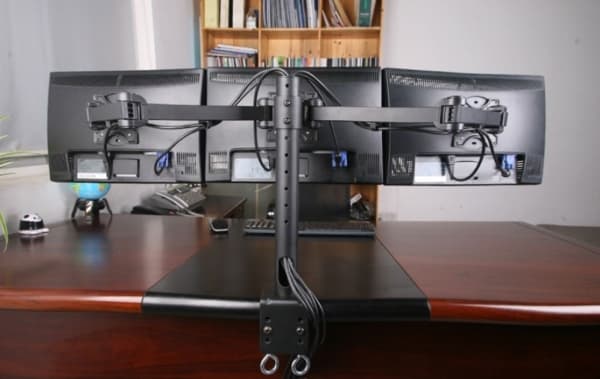Art Desk holder for 3 skjermer 13" - 20" L-03A (RAMART L-03A)