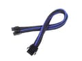 Miniatyrbilde 2 av 5: SilverStone PP07 - Strømforlengelseskabel - 8-pins EPS12V (4+4) (hann) til 8-pins EPS12V (hunn) - 30 cm - svart/blå