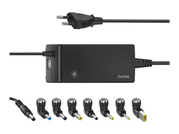 Hama Universal Power Supply Unit - Strømadapter - AC 100-240 V - 90 watt - svart Sort
