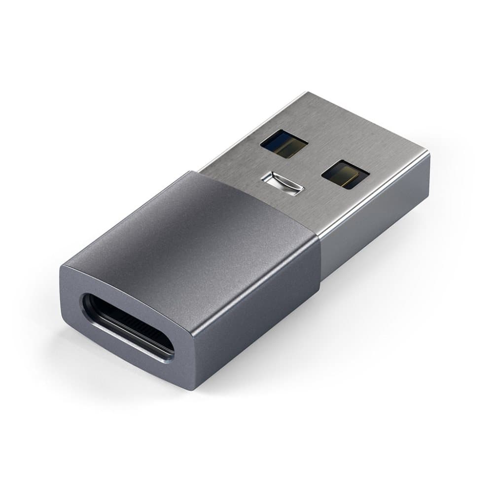 USB-A till USB-C adapter Space Grey