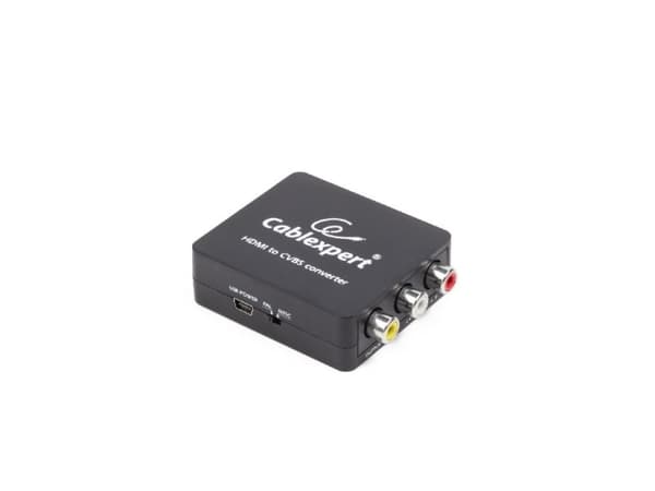 Cablexpert - Video adapter - HDMI, mini-USB type B (kun strøm) hunn til RCA hunn - 1080p-støtte