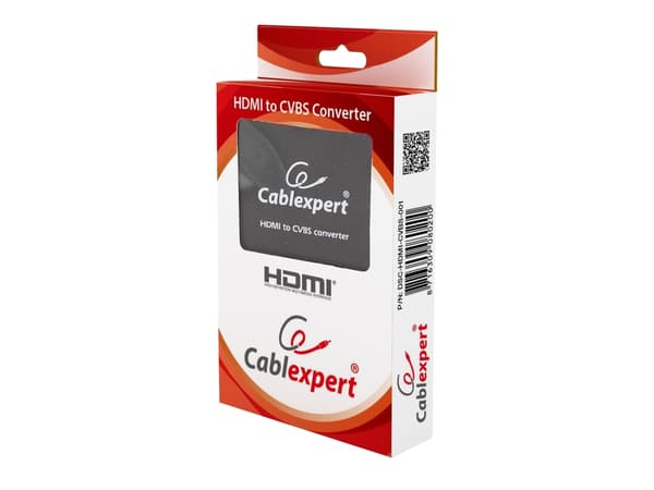 Cablexpert - Video adapter - HDMI, mini-USB type B (kun strøm) hunn til RCA hunn - 1080p-støtte
