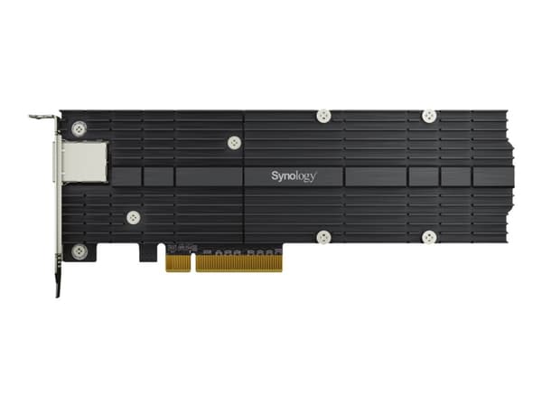 Synology E10M20-T1 - Nettverksadapter - PCIe 3.0 x8 lav profil - 10Gb Ethernet x 1 - for Synology RS820, SA3400, SA3600; Disk Station DS1618, DS1819,