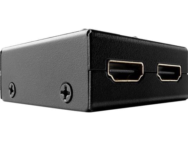 Lindy 38336, HDMI, Metall, Svart, 60 hz, 18 Gbit/s, 3840 x 2160 pixlar