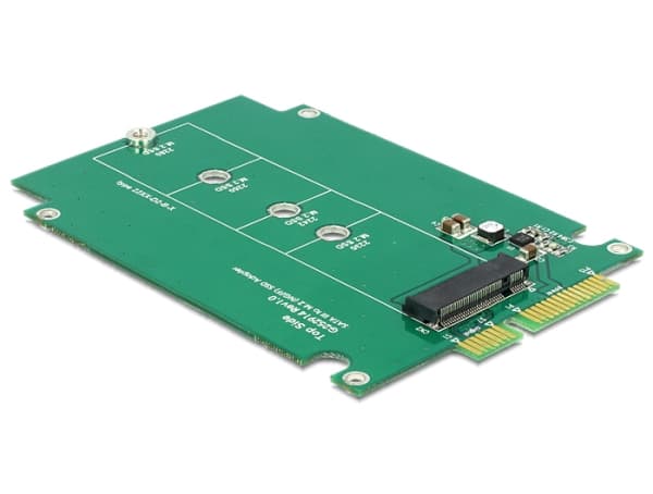 Delock Converter SATA 22 pins > M.2 NGFF - Lagringskontroll - 1 kanal - SATA 6Gb/s - SATA 6Gb/s