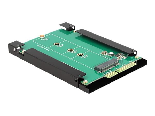 Delock Converter SATA 22 pins > M.2 NGFF - Lagringskontroll - 1 kanal - SATA 6Gb/s - SATA 6Gb/s Grønn