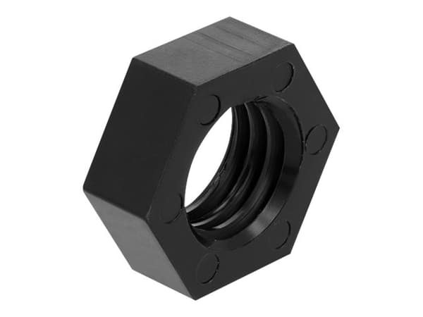 Navilock 12669, Flatmutter, Nylon, Sort, 2,66 cm, 23,2 mm, 9,53 mm