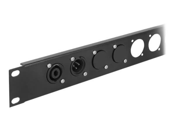 Delock D-Type cover - Outlet cover - svart (en pakke 4)