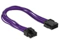 Miniatyrbilde 2 av 2: Delock - Strømforlengelseskabel - 8-pins EPS12V (hunn) til 8-pins EPS12V (hann) - 30 cm - purpur