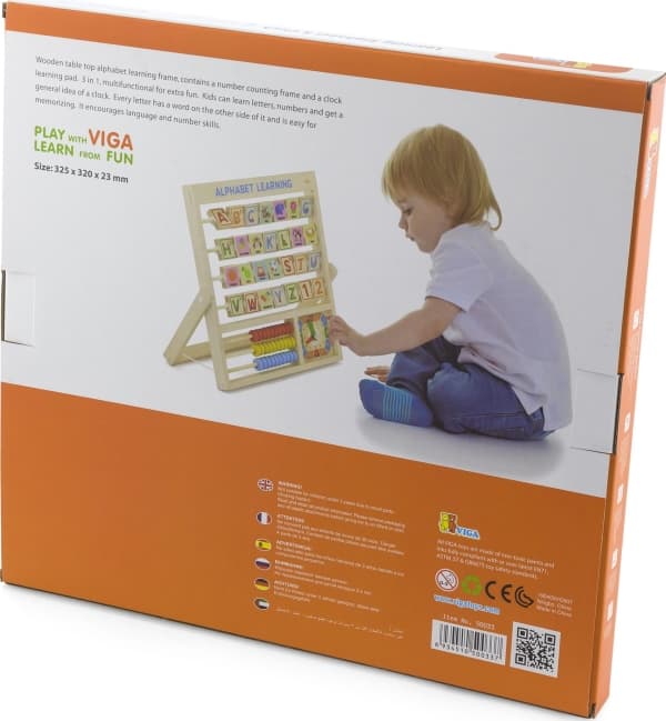 Viga Viga 50033 3-in-1 tablet Learning the alphabet, hours, counting
