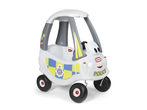 Little Tikes Cozy Coupe Police Response, 1,5 År, 4 hjul, Plast, Svart, Grå, Multifärg, Vit