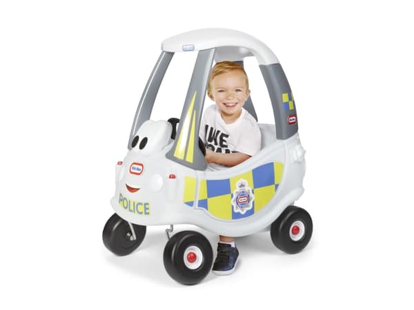 Little Tikes Cozy Coupe Police Response, 1,5 År, 4 hjul, Plast, Svart, Grå, Multifärg, Vit