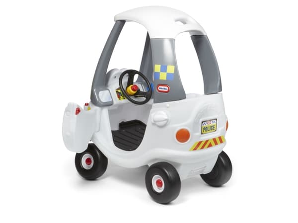 Little Tikes Cozy Coupe Police Response, 1,5 År, 4 hjul, Plast, Svart, Grå, Multifärg, Vit