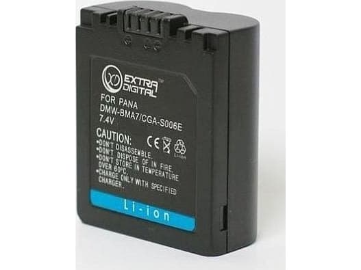 Akku Extra digitaalinen akku CGA-S006E