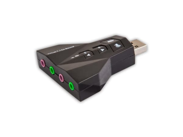 SAVIO AK-08 - Ljudkort - 16-bitars - 7.1 - USB 2.0