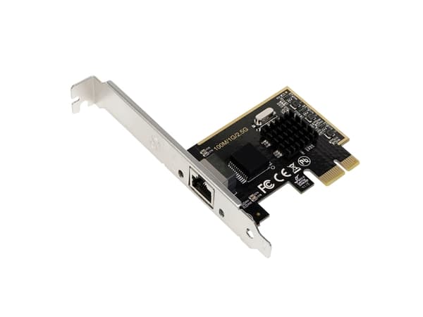 LogiLink PC0087, Intern, Koblet med ledninger (ikke trådløs), PCI Express, Ethernet, 2500 Mbit/s