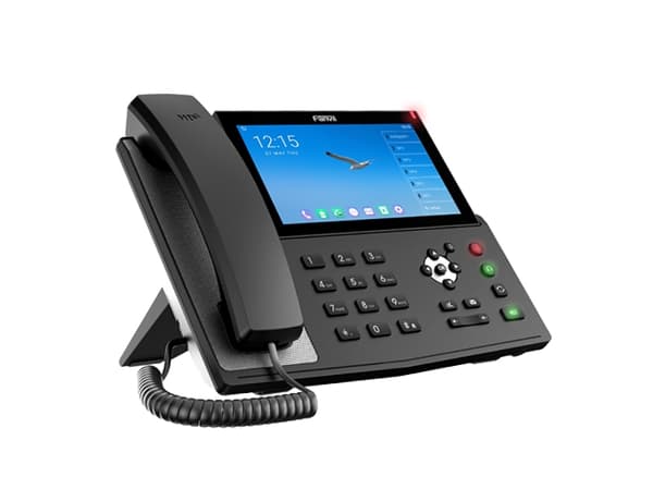 Fanvil X7A, IP-telefon, Svart, Trådbunden telefonlur, Android, 20 linjer, 2000 poster