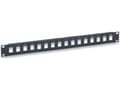 Miniatyrbilde 1 av 2: Intellinet Network Solutions Tomt 16-porters panel for Keystone-moduler 1U 19" svart (513593)