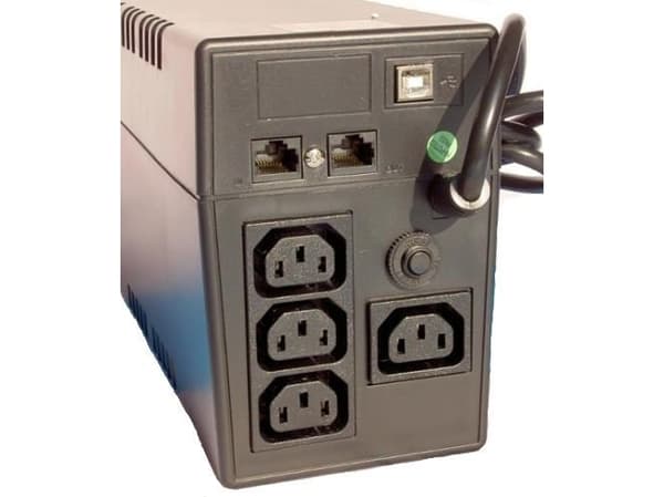 Orvaldi VPS 600, Linje-Interactive, 0,6 kVA, 360 W, Pure sine, 220 V, 240 V