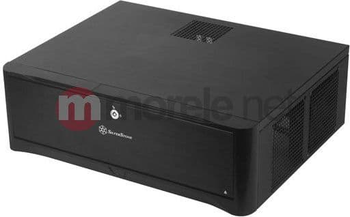 SilverStone Grandia GD06 - Tower - micro ATX - ingen strømforsyning - svart - USB/lyd