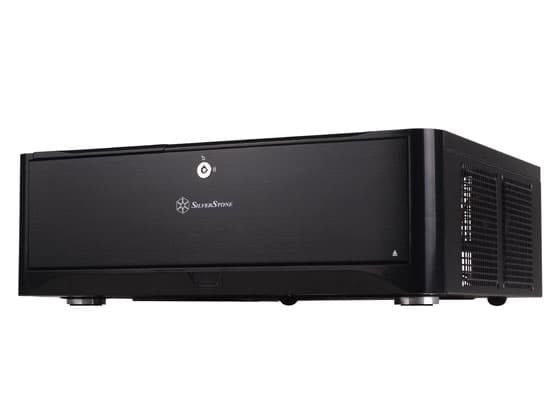 SilverStone Grandia GD06 - Tower - micro ATX - ingen strømforsyning - svart - USB/lyd