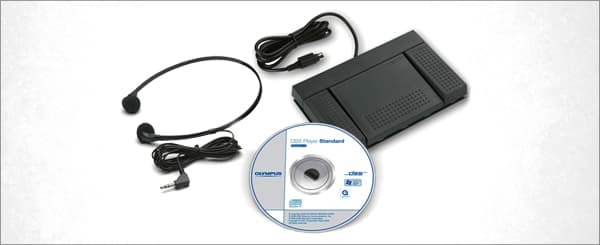Olympus AS 2400 Transcription Kit - Tillbehörssats för digital röstinspelare - för Olympus DS-2400