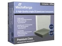 MediaRange BOX31-T, Plastfodral, 1 diskar, Transparent, Plast, 120 mm, RoHS