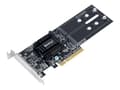 Pikkukuva 2 / 5: Synology M2D18, PCIe, M.2, PCI 2.0, Musta, 0 - 40 °C, -20 - 60 °C