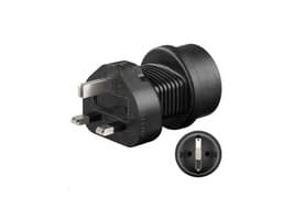 Microconnect PETRAVEL1, Tyyppi F, Tyyppi F, 230 V, Musta, Uros/naaras, 38 g