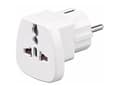Miniatyrbilde 3 av 5: MicroConnect Universal adapter - Strømkoblingsadapter - hvit