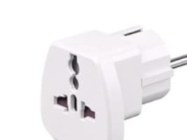 MicroConnect Universal adapter - Strømkoblingsadapter - hvit