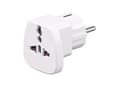 Miniatyrbilde 5 av 5: MicroConnect Universal adapter - Strømkoblingsadapter - hvit