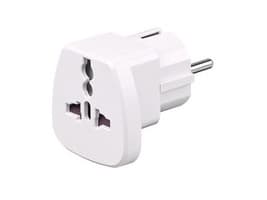 MicroConnect Universal adapter - Strømkoblingsadapter - hvit
